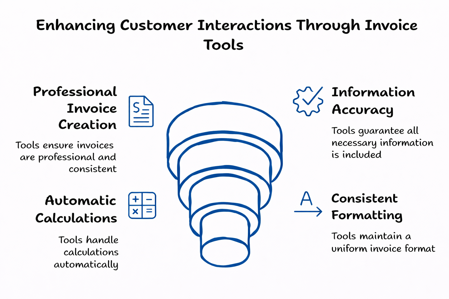 Enhancing customer interactions through e-invoice tools